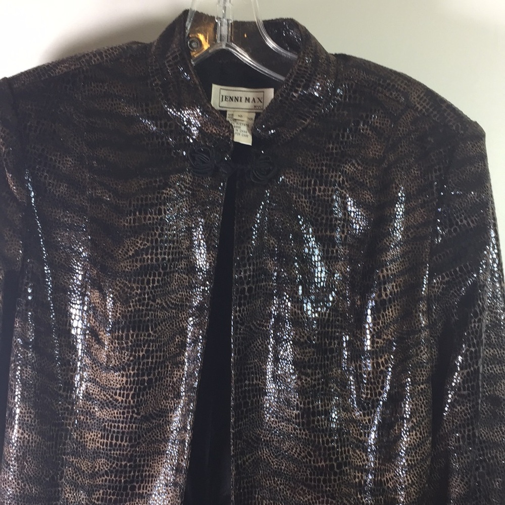 Jenni Max High Neck Loop Closure Jacket Size 20 - image 2